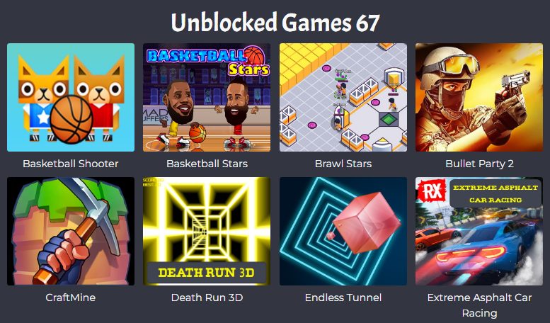 Unblocked Games 67: The Top 10 Games to Play